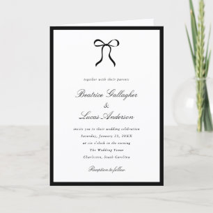 Convite Arco Simples Casamento Clássico