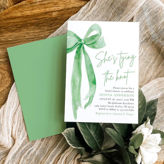 Convite Arco Verde Ela é Chá de panela de Casando (Criador carregado)