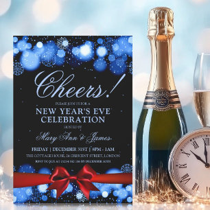 Convite Arco Vermelho Maravilha véspera de ano novo Marinh