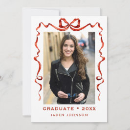 Convite Arco Vermelho Trendy Friso 2 Festa de formatura FO