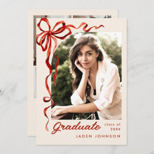 Convite Arco Vermelho Trendy Friso 5 Festa de formatura FO