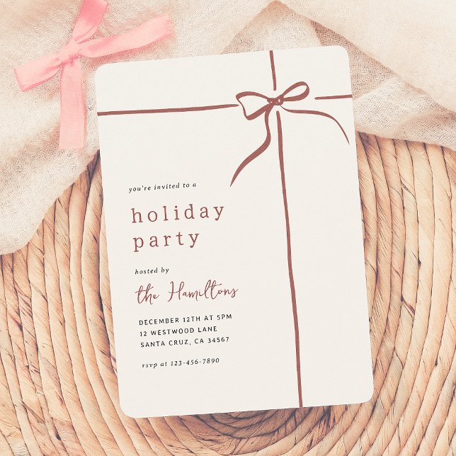 Convite Arco Whimsical | Festa de Natal da Faixa Vermelha (Criador carregado)