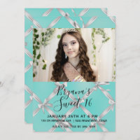 Arcos Azuis e Brancos Turquesa Foto de 16 Festas