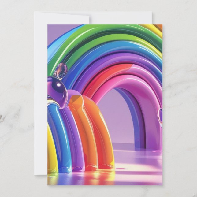 Convite Arcos-Chuva Distorcidos (Frente)