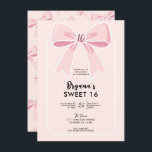 Convite Arcos cor-de-rosa Coquete Algodão Chic Sweet 16<br><div class="desc">Personalize isto para qualquer evento.</div>