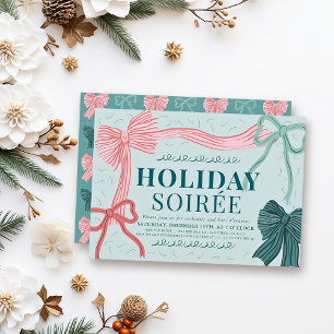 Convite Arcos Verdes e Verdes, Natal Verde Soirée