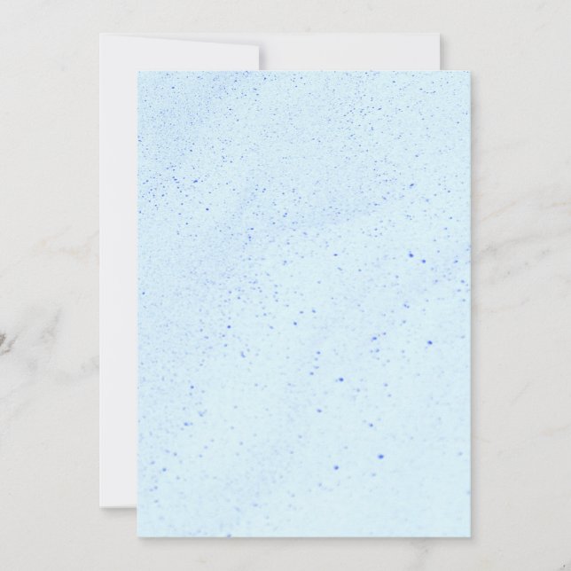 Convite Areia Azul Claro (Frente)