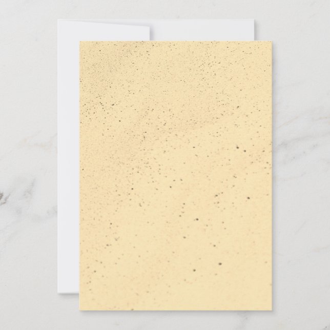 Convite Areia de Banana Amarela (Frente)