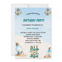 Areia tropical Garrafa de praia Aniversário de Ver