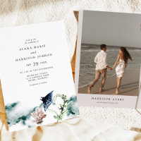 ARIEL Tropical Ocean Coral Manta Ray Beach Foto