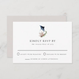 Convite ARIEL Tropical Ocean Coral Manta Ray Beach RSVP