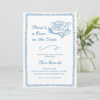 Convite Arma no Chá de fraldas Forno