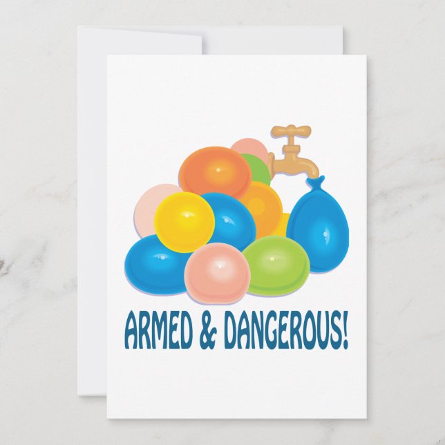 Convite Armado e perigoso (Frente)