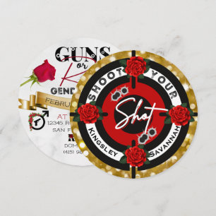 Convite Armas ou Rosas Atire na sua Revenda de Gênero