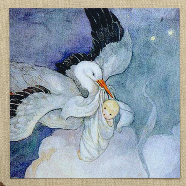 Convite Armazenamento e Bebê personalizáveis (Criador carregado)