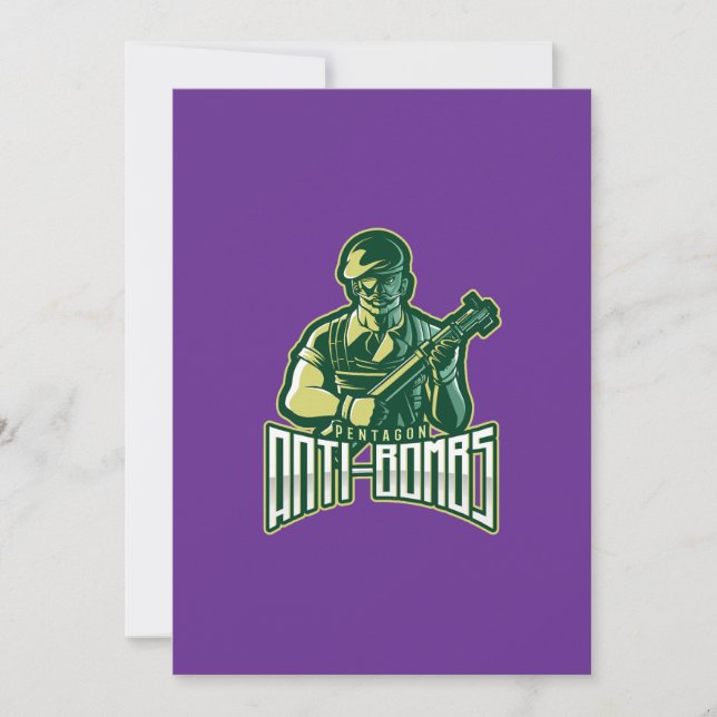 Convite Armed Forces Pride Logo | Gaming & Equality (Frente)