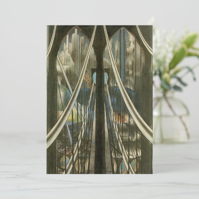 Convite Arquitetura Antiga, Aposentadoria da Ponte de Broo (Em pé/Frente)