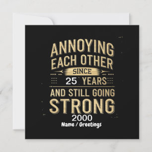 Convite Arruinando-Se Desde Que Os Anos Continuam Fortes