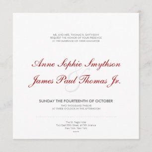 Convite Art Deco Convocação Moderna para Casamentos