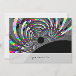 Convite Art Deco Fractal