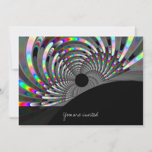 Convite Art Deco Fractal