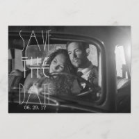 Convite Art Deco Gatsby para Salvar a Data | Cartã