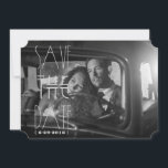 Convite Art Déco Gatsby para Salvar a Data | Cartã<br><div class="desc">Personalize seu próprio cartão 5x7. Clique no botão Personalizar para inserir sua arte, desenhos ou fotos e criar um convite 5x7 único! Tente adicionar texto usando fontes legais e veja uma pré-visualização da sua criação! Nosso convite 5x7 simples de personalizar não tem pedidos mínimos e é feito após o seu...</div>