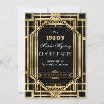 Convite Art Deco Nouveau Partido Misterioso do Assassinato<br><div class="desc">Personalize este Excelente de arte vintage, Gatsby, que aborda o tema homicídio misterioso convite de festas de 20 anos com facilidade e rapidez, simplesmente pressione o botão personalizar para reorganizar e formatar o estilo e a colocação do texto. Apresentando um quadro de deco de arte quic e esquema de cores...</div>