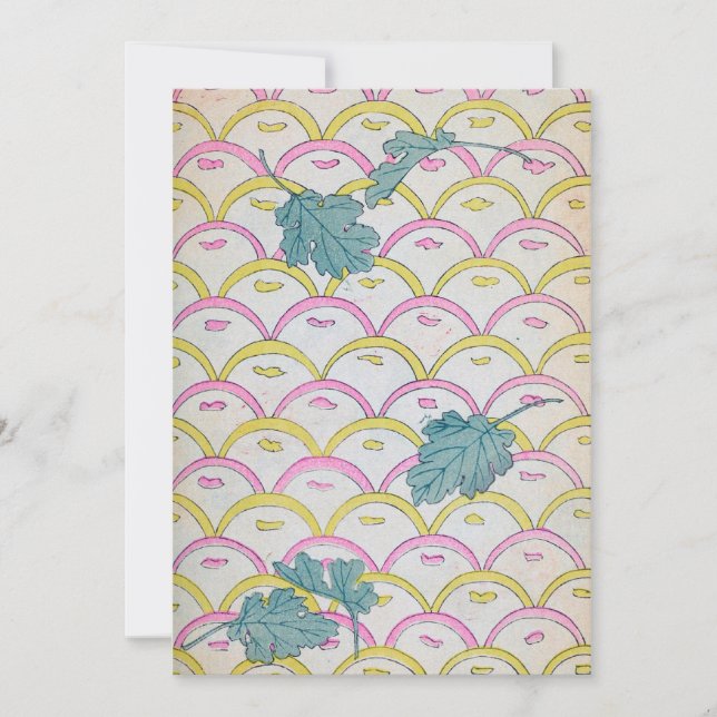 Convite Art Deco Vintage Pattern (Frente)