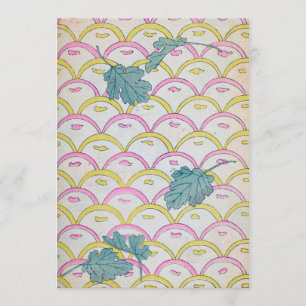 Convite Art Deco Vintage Pattern