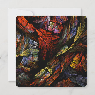 Convite Arte abstrata de harmonia de cores