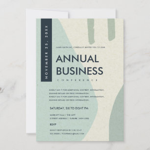 CONVITE ARTE ABSTRATA MODERNA EVENTO DE CONFERÊNCIA AQUA A