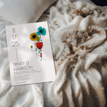 Arte Contemporânea Noveau Casamento Floral