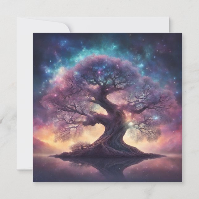 Convite Arte da Árvore Fantasia (Frente)