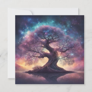Convite Arte da Árvore Fantasia