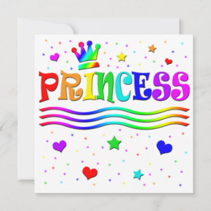 Convite Arte de Clipe de Desenho Animado Fofo Princesa Chá