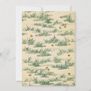 Convite Arte de Firefly no Verão Verde