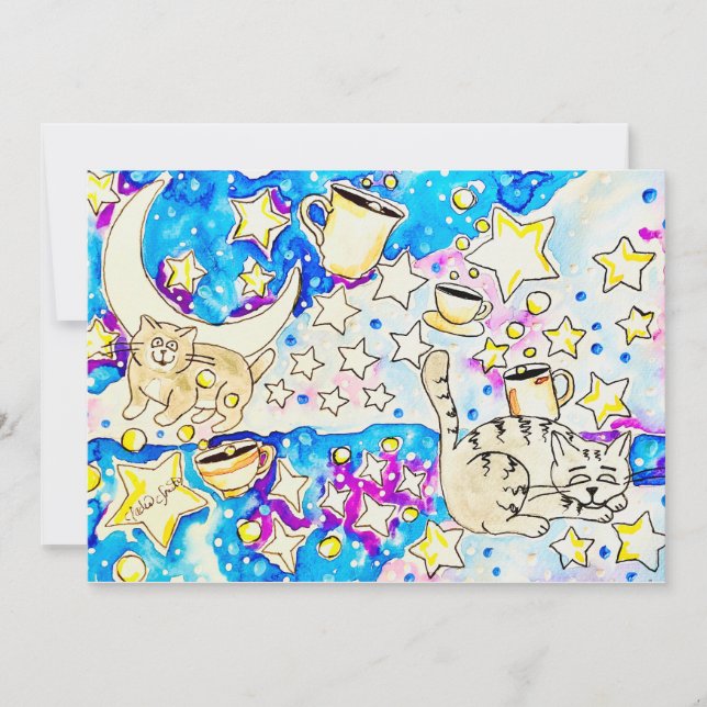 Convite Arte de Gato (Frente)