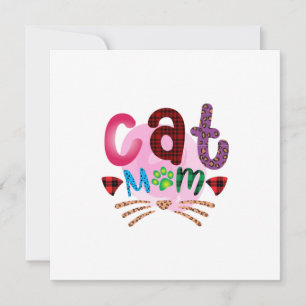 Convite Arte de Gato Mãe de Gato_2