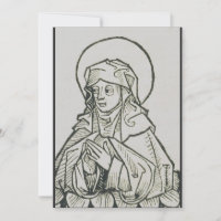 Arte de Linha Minimalista Medieval de Santa Mônica