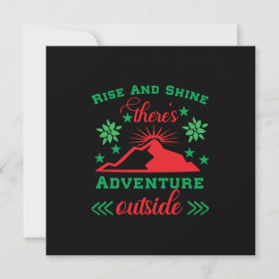 Convite Arte de Natal Há Aventura Lá Fora