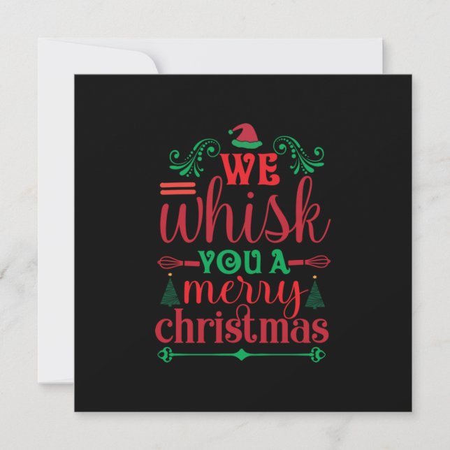 Convite Arte de Natal Nós Vos Desejamos um Feliz Natal (Frente)
