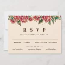 Arte de Tatuagem Rosa da Escola Antiga