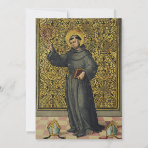 Convite Arte do Renascimento de São Bernardino de Siena