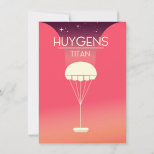 Convite Arte Espacial de Titã Huygens