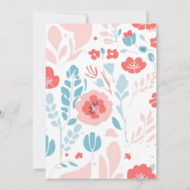 Convite Arte estética Flor