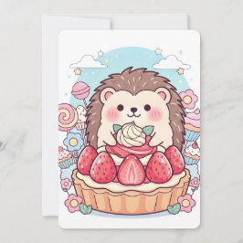 Convite Arte fofa Kawaii