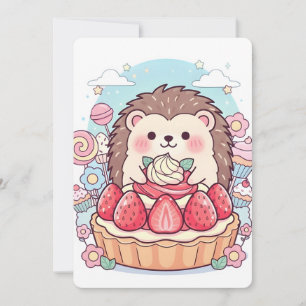 Convite Arte fofa Kawaii