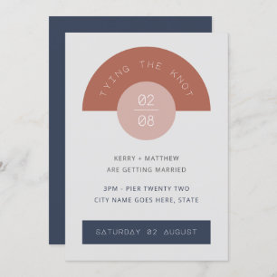 Convite Arte Geométrica Moderna do Meio século Retroativo