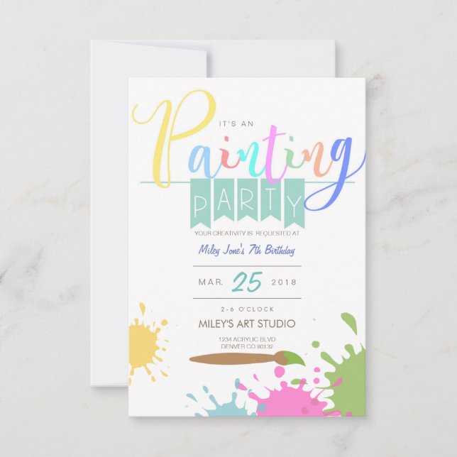 Convite Arte | Grupo de Ping (Frente)